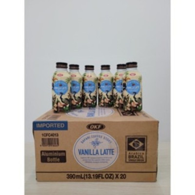 Cà phê Vanilla Latte OKF Hàn Quốc 390ML Brazil Arabica beans