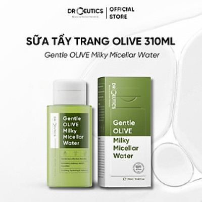 Drceutics Sữa Tẩy Trang Olive - Gentle OLIVE Milky Micellar Water Dành Cho Mọi Loại Da, Da nhạy cảm 310ml