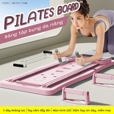 PB-1100 Bảng tập thể dục pilates yoga đa chức năng tại nhà ván bụng hỗ trợ thiết bị tập thể dục