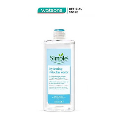 Nước Tẩy Trang Simple Hydrating Micellar Water 400ml