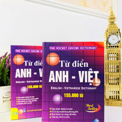 Sách - Từ điển Anh - Việt 155.000 từ (tím hộp B155) - ndbooks