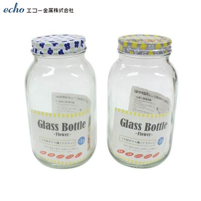 Chai thủy tinh có nắp Echo Glass Bottle 1.0L - Hàng nội địa Nhật Bản nhập khẩu chính hãng
