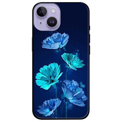 Ốp lưng dành cho Iphone 14 - Iphone 14 Plus - Iphone 14 Pro - Iphone 14 Pro Max - Hoa Đêm Xanh