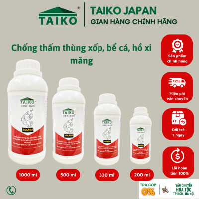 Sơn Chống Thấm Thùng Xốp - Hồ Cá - Hồ Xi Măng, Chống Rêu / TAIKO SAKANA Dung Tích 330ml.