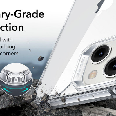 Ốp Lưng ESR Air Armor Clear chống sốc chuẩn quân đội dành cho iPhone 14 / 14 Plus/ 14 Pro / 14 Pro Max - Hàng Chính Hãng