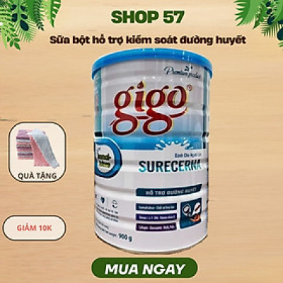 Sữa Bột Surecerna Gigo 900g - Hỗ Trợ Sức Khỏe, Bổ Sung Dinh Dưỡng Cho Người Cao Tuổi