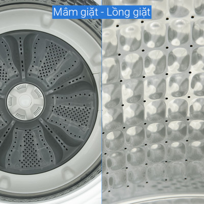 AQW-FR120HT(BK) - Máy giặt Aqua 12 kg AQW-FR120HT BK - Hàng Chính Hãng