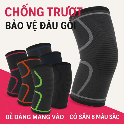 1 ĐÔI Băng Bảo Vệ Đầu Gối Bó Cơ Băng Gối Thể Thao Cao Cấp Size M Dưới 75kg