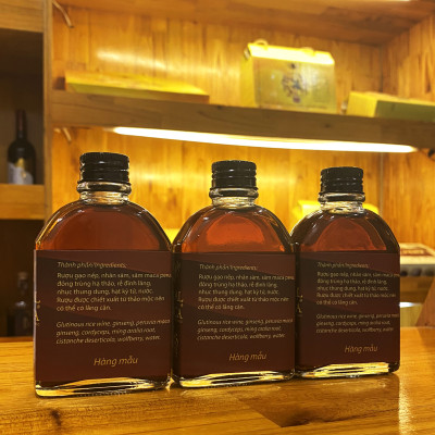 100ml chai thử - Rượu Sâm Maca & Thảo mộc - Royal D