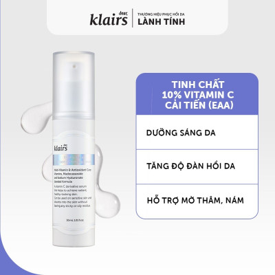 Combo Tinh chất Dear, Klairs Freshly Juiced Vitamin Charging Serum 30ml+ toner 180ml