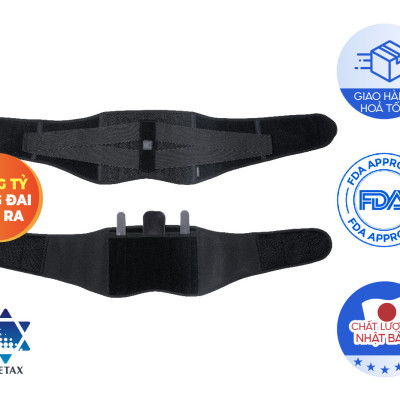 Đai lưng cột sống Phiten loại cứng supporter waist belt hard type AP229003/AP229004/AP229005
