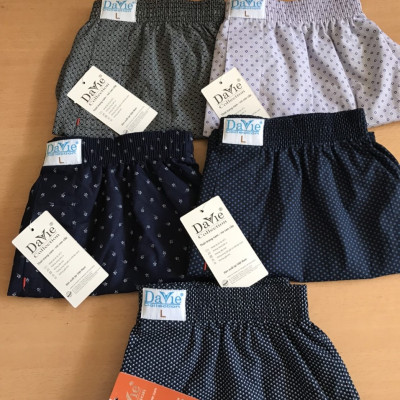 Combo 6 quần đùi mặc nhà nam cao cấp kate 100% cotton