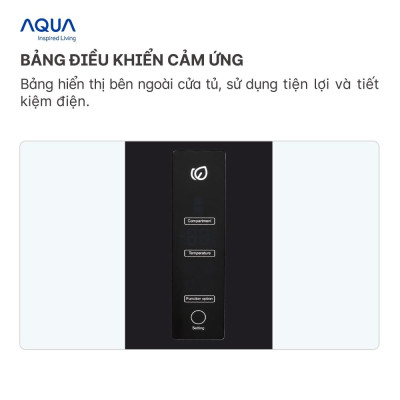Tủ lạnh ngăn đông dưới Aqua 292 Lít AQR-IG338EB(GB) - Freeship toàn quốc - Bảo hành 2 năm - Hàng chính hãng
