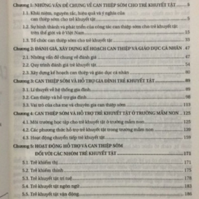 Sách Giáo trình Can thiệp sớm cho trẻ khuyết tật