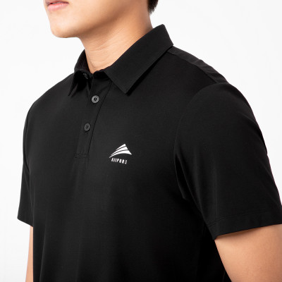 Áo Polo Golf Nam Cổ Sơ Mi Cao Cấp ALLPUR Chống Nhăn - Ngăn mùi - Màu Đen