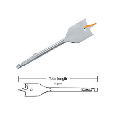 [CHÍNH HÃNG] Mũi khoan gỗ đầu dẹp 6x152mm DBW2210601 INGCO