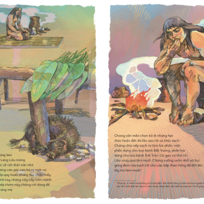 	Lịch Sử Việt Nam Bằng Tranh - Bánh Chưng Bánh Giầy (Bản Màu) _TRE