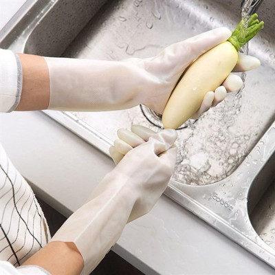 Găng Tay Cao Su Non Siêu Dai, Rửa Chén Bát, Giặt Giũ, Cọ Rửa Toilet, An Toàn Vệ Sinh Bàn Tay, Không Mùi, Tiện Dụng Trong Gia Đình. TakyHome 5800