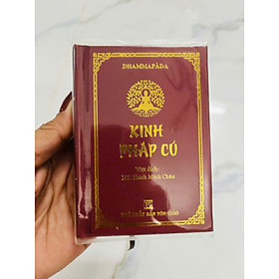 Kinh pháp cú  - khổ 8x11cm- tặng kèm bọc sách