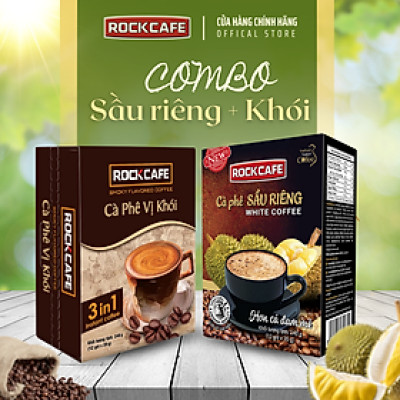 [CB] 2 hộp: Cà phê Sầu riêng + Cà phê Khói (Hộp 12 gói x 20 gram)