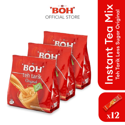 BỘT TRÀ SỮA TRUYỀN THỐNG ÍT NGỌT HIỆU BOH - BOH TEH TARIK ORIGINAL LESS SWEET (12