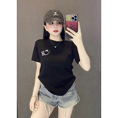 Áo Thun babytee chất borip cotton xịn DOGA in hình mặt cười trẻ trung 3 màu sang trọng Mã188