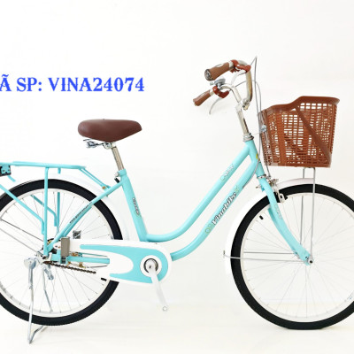 Xe đạp mini Vinabike 24inch nan thưa, phù hợp với người cao từ 1m30 đến 1m60