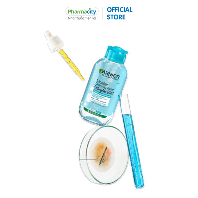 Nước tẩy trang cho da dầu và mụn Garnier Skin Naturals Micellar Cleansing Water (Chai 400ml)