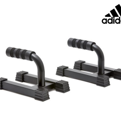 Dụng Cụ Hít Đất, Chống Đẩy Chính Hãng ADIDAS ADAC-12233 Iron Push Up Bars (1 Cặp) - Chịu Tải 150Kg