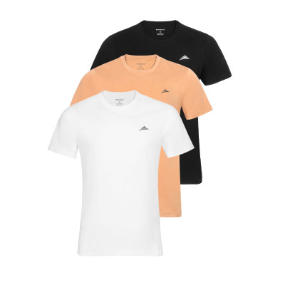 Combo 3 áo thun nam ALLPUR cotton cổ tròn phong cách tối giản