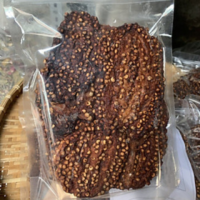 Đặc Sản Kon Tum - Chuối hột nhà ép miếng Khô 1Kg Hút Chân không- OCOP 3 Sao