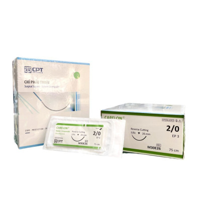 Chỉ phẫu thuật không tiêu CPT Carelon Nylon số 2/0 - M30E26