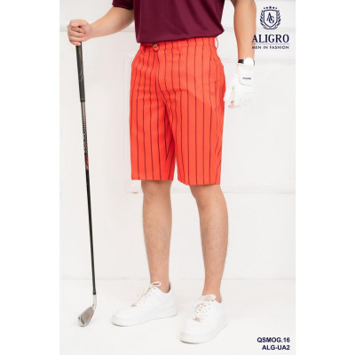 Quần short mogway màu cam đỏ kẻ to QSMOG.16