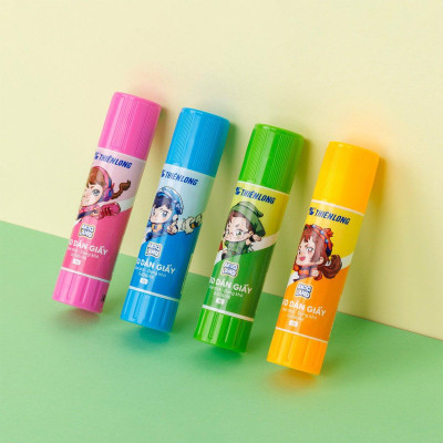 Keo Khô Dán Giấy - Nhân Vật Akooland Thế Giới Học Cụ Thần Kỳ - Thiên Long G-026/AK - Màu Vàng