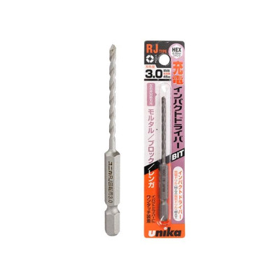 MŨI KHOAN TƯỜNG GẠCH UNIKA RJ-TYPE (TỪ 2.5MM - 4.5MM)  - HÀNG CHÍNH HÃNG