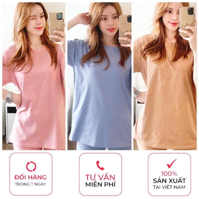 TOP 5 MÀU PASTEL ÁO THUN TRƠN NỮ HOT NHẤT 2021