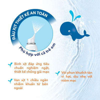 COMBO XỊT MŨI HÀNG NGÀY CHO CẢ GIA ĐÌNH – DAILY NASAL HYGIENE