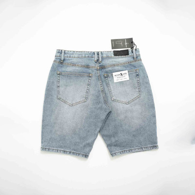 Quần Short Jeans Nam Cao Cấp HUNTER X-RAYS  Form Slimfit Thun Nhẹ Màu Xanh Nhạt S40