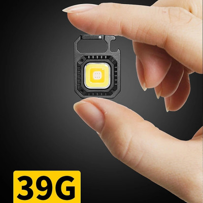 Đèn LED Mini Móc Khóa Siêu Sáng Tiện Dụng PaKaSa,  Đèn Pin COB Dã Ngoại Thường Ngày, Sạc TYPE-C Tiện Dụng Dung Lượng PIN 500mAh- HÀNG CHÍNH HÃNG