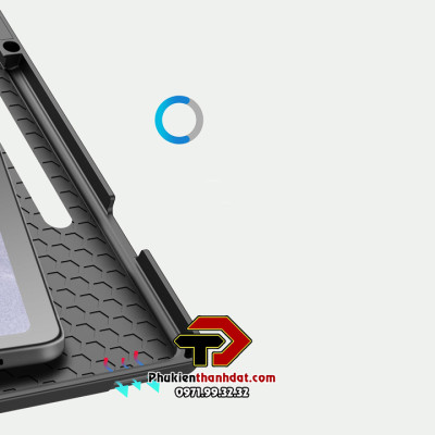 Bao da có ngăn để bút dành cho Samsung Galaxy Tab S7 FE chính hãng Dux Ducis Domo  - Hàng chính hãng