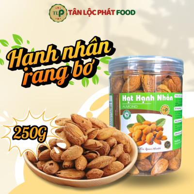 (Tặng Rong Biển Kẹp Hạt Túi 200G) Combo Hạt Dinh Dưỡng Granola Hũ 500g + Hạnh Nhân Rang Bơ Hũ 250g