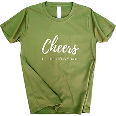 Áo thun nam nữ 80% Cotton DarkGreen07