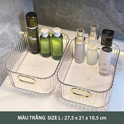 Khay Đựng Đồ Mỹ Phẩm Đa Năng, Hộp Lưu Trữ Để Bàn Trang Điểm Tiết Kiệm Không Gian - HÀNG CHÍNH HÃNG MINIIN