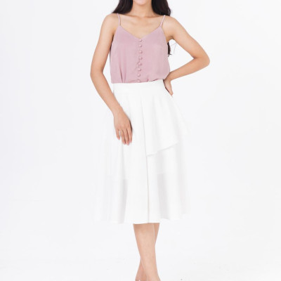 De Leah - Áo 2 Dây Cúc Bọc H