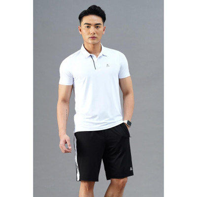 Bộ Thể Thao Nam Cộc Tay AM SPORT1 PLM231 Mềm Mịn, Thoải Mái Vận Động