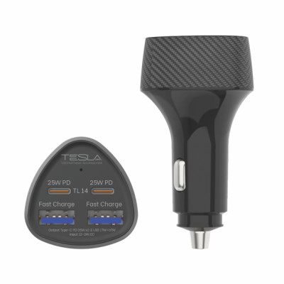 Củ sạc xe hơi hàng chính hãng TESLA TL14 67W | Bảo hành 12 tháng 1 đổi 1 | Made in Việt Nam