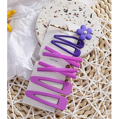 Sét 7 kẹp tóc mái nhiều kiểu cao cấp Song An Eco KAH96