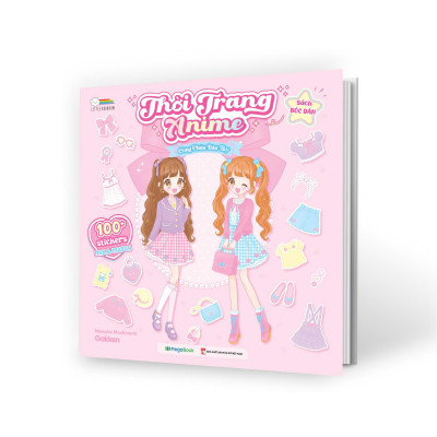 Sách - Sách Bóc Dán - Thời Trang Anime - Công Chúa Dâu Tây