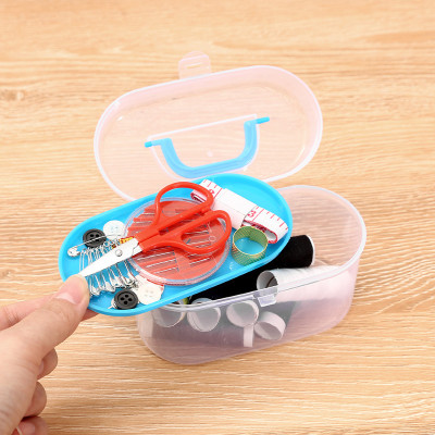 Hộp Đựng Kim Chỉ 2 Tầng Tiện Lợi – Dụng Cụ May Vá Mini Đầy Đủ Cho Mọi Nhà