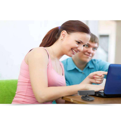 Webcam video độ nét cao ASHU 1920x1080P với Mic giảm tiếng ồn kép Chức năng tự động lấy nét